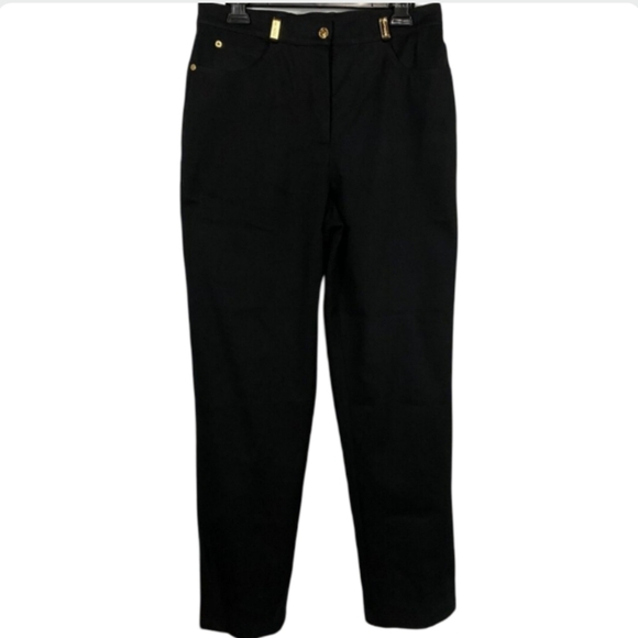 St. John Sport Black Pants Size 6 | Marie Gray Collection - Picture 1 of 9